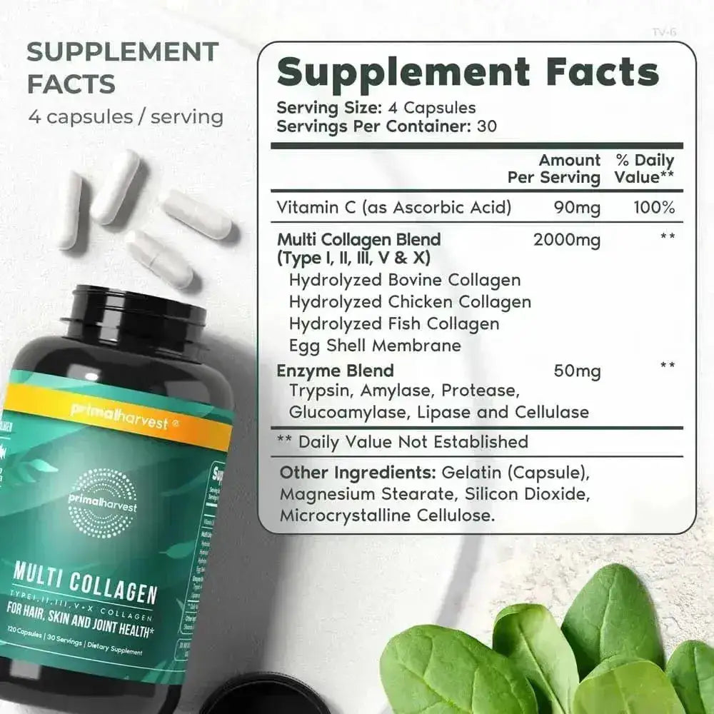 PRIMAL HARVEST - Primal Harvest Multi Collagen 120 Capsulas 2 Pack - The Red Vitamin MX - Suplementos Alimenticios - {{ shop.shopifyCountryName }}