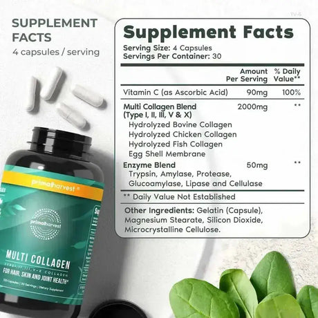 PRIMAL HARVEST - Primal Harvest Multi Collagen 120 Capsulas 2 Pack - The Red Vitamin MX - Suplementos Alimenticios - {{ shop.shopifyCountryName }}