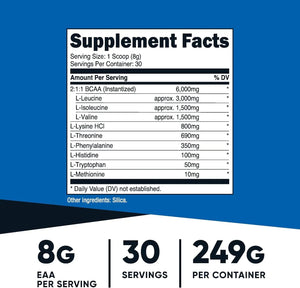 NUTRICOST - Nutricost EAA Powder 30 Servicios Unflavored 330Gr. - The Red Vitamin MX - Suplementos Alimenticios - {{ shop.shopifyCountryName }}