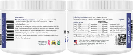 WHOLISTIC PET ORGANICS - Wholistic Pet Organics WholeCran Intense: Organic Cranberry Powder for Dogs 28Gr. - The Red Vitamin MX - Salud De Tracto Urinario Para Perros - {{ shop.shopifyCountryName }}