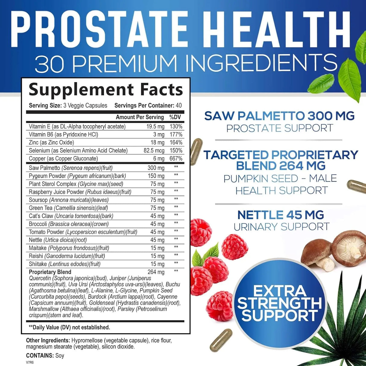 NATURE'S NUTRITION - Nature's Nutrition Prostate Health 120 Capsulas - The Red Vitamin MX - Suplementos Alimenticios - {{ shop.shopifyCountryName }}