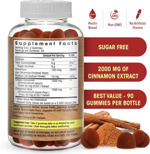 FLAMINGO SUPPLEMENTS - Flamingo Supplements Sugar Free Ceylon Cinnamon Gummies 2000Mg. 90 Gomitas - The Red Vitamin MX - Suplementos Alimenticios - {{ shop.shopifyCountryName }}