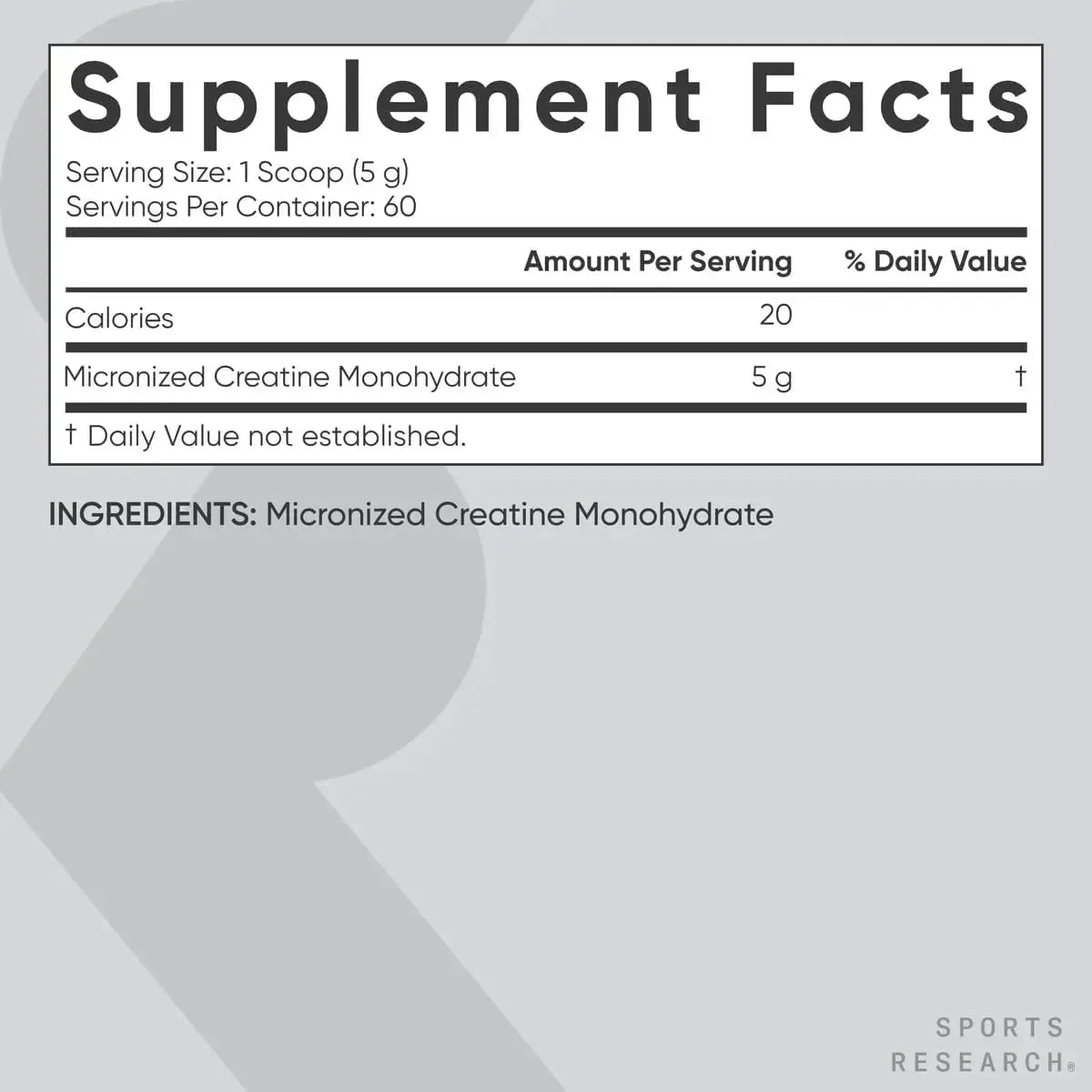 SPORTS RESEARCH - Sports Research Creatine Monohydrate 300Gr. - The Red Vitamin MX - Suplementos Alimenticios - {{ shop.shopifyCountryName }}