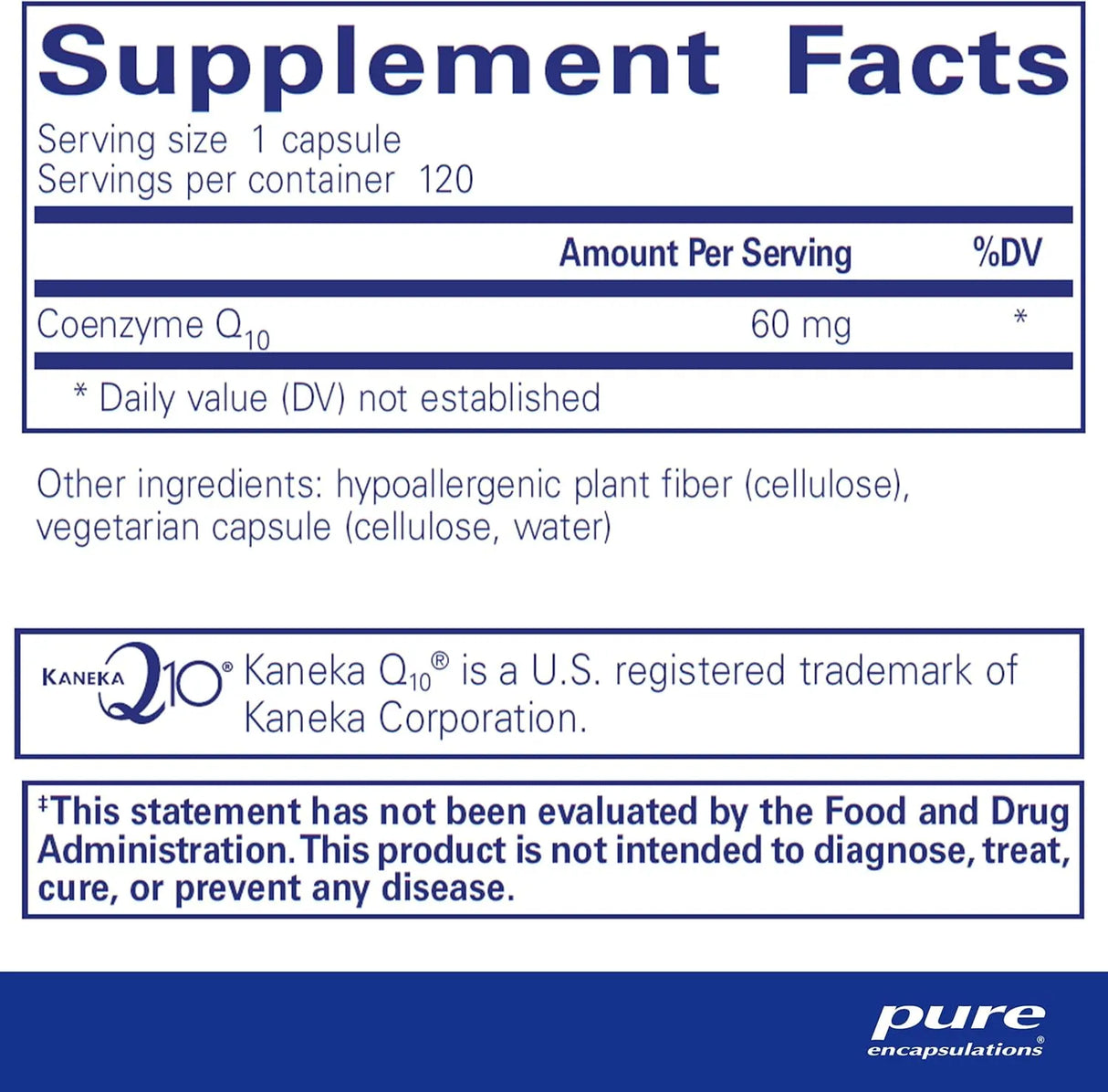 PURE ENCAPSULATIONS - Pure Encapsulations CoQ10 60Mg. 120 Capsulas - The Red Vitamin MX - Suplementos Alimenticios - {{ shop.shopifyCountryName }}