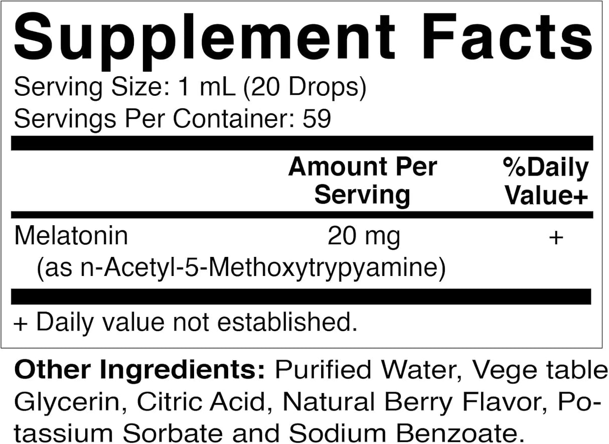 VITAMATIC - Vitamatic Melatonin 20Mg. Liquid Drops 2 Fl.Oz. - The Red Vitamin MX - Suplementos Alimenticios - {{ shop.shopifyCountryName }}