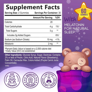 NATURE'S NUTRITION - Nature's Nutrition Kids Melatonin Gummy 2Mg. 60 Gomitas - The Red Vitamin MX - Suplementos Alimenticios - {{ shop.shopifyCountryName }}