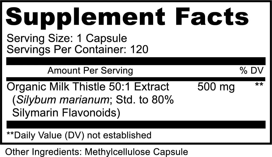 PURELY BENEFICIAL - PURELY beneficial Milk Thistle 120 Capsulas - The Red Vitamin MX - Suplementos Alimenticios - {{ shop.shopifyCountryName }}