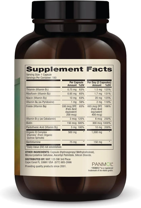 DR MERCOLA - Dr. Mercola Vitamin B Complex 180 Capsulas - The Red Vitamin MX - Suplementos Alimenticios - {{ shop.shopifyCountryName }}