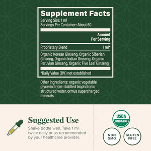 GLOBAL HEALING CENTER - Global Healing Center 5 Ginseng 2 Fl.Oz. - The Red Vitamin MX - Suplementos Alimenticios - {{ shop.shopifyCountryName }}