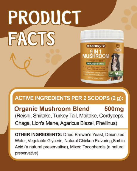 SANTKOL - SANTKOL Mushroom Supplement for Dogs 100 Servicios 100Gr. - The Red Vitamin MX - Suplementos Herbales Para Perros - {{ shop.shopifyCountryName }}