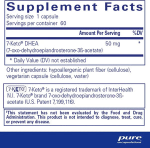 PURE ENCAPSULATIONS - Pure Encapsulations 7-Keto DHEA 50Mg. 60 Capsulas - The Red Vitamin MX - Suplementos Alimenticios - {{ shop.shopifyCountryName }}