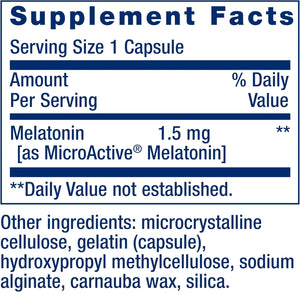 LIFE EXTENSION - Life Extension Melatonin IR/XR 1.5Mg. 60 Capsulas - The Red Vitamin MX - Suplementos Alimenticios - {{ shop.shopifyCountryName }}