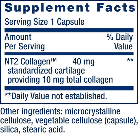 LIFE EXTENSION - Life Extension NT2 Collagen 60 Capsulas - The Red Vitamin MX - Suplementos Alimenticios - {{ shop.shopifyCountryName }}