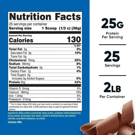NUTRICOST - Nutricost Whey Protein Concentrate Chocolate 25 Servicios 907Gr. - The Red Vitamin MX - Suplementos Alimenticios - {{ shop.shopifyCountryName }}