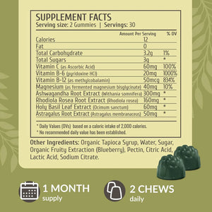 HERBAMAMA - HERBAMAMA Adrenal Support Gummies 60 Gomitas - The Red Vitamin MX - Suplementos Alimenticios - {{ shop.shopifyCountryName }}