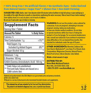 NATURE MADE - Nature Made Wellblends Back To Sleep Lower Dose Melatonin 1Mg. 40 Tabletas - The Red Vitamin MX - Suplementos Alimenticios - {{ shop.shopifyCountryName }}