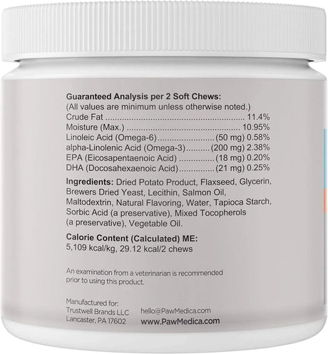 TRUSTWELL PAWMEDICA - TRUSTWELL PAWMEDICA Omega 3 for Dogs 90 Masticables - The Red Vitamin MX - Aceite De Pescado Para Perros - {{ shop.shopifyCountryName }}