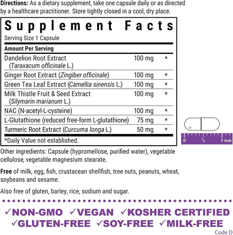 BLUEBONNET NUTRITION - Bluebonnet Nutrition Liver Detox 60 Capsulas - The Red Vitamin MX - Suplementos Alimenticios - {{ shop.shopifyCountryName }}