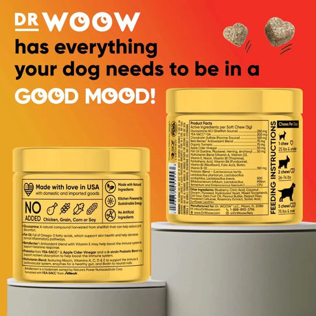 DR WOOW - DR WOOW Multivitamins for Dogs 90 Masticables - The Red Vitamin MX - Multivitamínicos Para Perros - {{ shop.shopifyCountryName }}