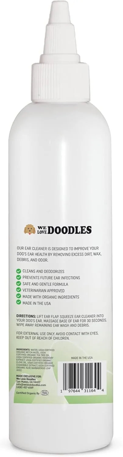WE LOVE DOODLES - We Love Doodles Dog Ear Cleaner 8 Fl.Oz. - The Red Vitamin MX - Cuidado Del Oído De Perros - {{ shop.shopifyCountryName }}