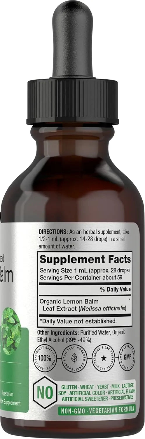 HORBAACH - Horbaach Lemon Balm Tincture 2 Fl.Oz. - The Red Vitamin MX - Suplementos Alimenticios - {{ shop.shopifyCountryName }}