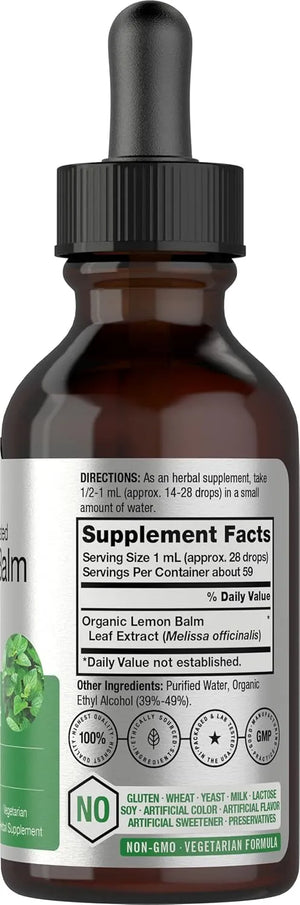 HORBAACH - Horbaach Lemon Balm Tincture 2 Fl.Oz. - The Red Vitamin MX - Suplementos Alimenticios - {{ shop.shopifyCountryName }}