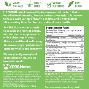 XPRS NUTRA - XPRS Nutra Horsetail Extract Powder 226Gr. - The Red Vitamin MX - Suplementos Alimenticios - {{ shop.shopifyCountryName }}