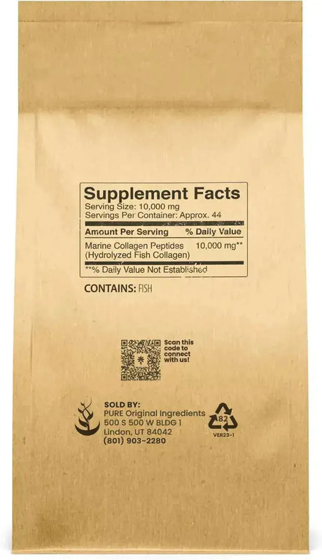 PURE ORIGINAL INGREDIENTS - Pure Original Ingredients Marine Collagen Powder 453Gr. - The Red Vitamin MX - Suplementos Alimenticios - {{ shop.shopifyCountryName }}