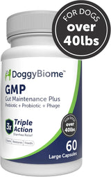 DOGGYBIOME - DoggyBiome Dog Probiotics Over 40 lbs 60 Capsulas - The Red Vitamin MX - Probióticos Para Perros - {{ shop.shopifyCountryName }}