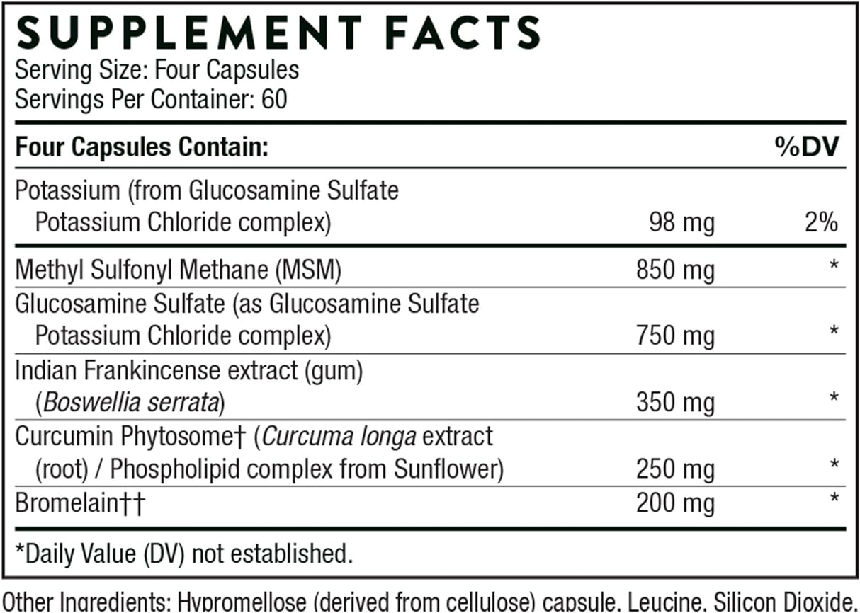 THORNE RESEARCH - THORNE Joint Support Nutrients 240 Capsulas - The Red Vitamin MX - Suplementos Alimenticios - {{ shop.shopifyCountryName }}