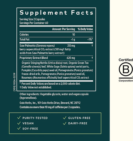 GAIA HERBS - Gaia Herbs Prostate Health 120 Capsulas - The Red Vitamin MX - Suplementos Alimenticios - {{ shop.shopifyCountryName }}