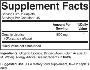 BRIEOFOOD - Brieofood Organic Licorice 1500Mg. 90 Tabletas - The Red Vitamin MX - Suplementos Alimenticios - {{ shop.shopifyCountryName }}