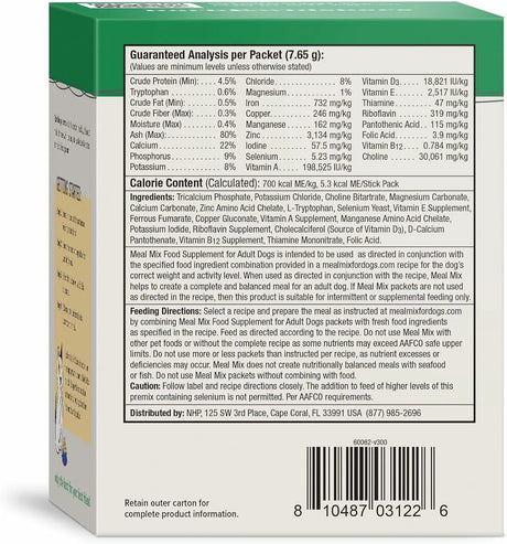 DR MERCOLA - Dr. Mercola Bark & Whiskers Meal Mix for Adult Dogs 30 Paquetes - The Red Vitamin MX - Multivitamínicos Para Perros - {{ shop.shopifyCountryName }}