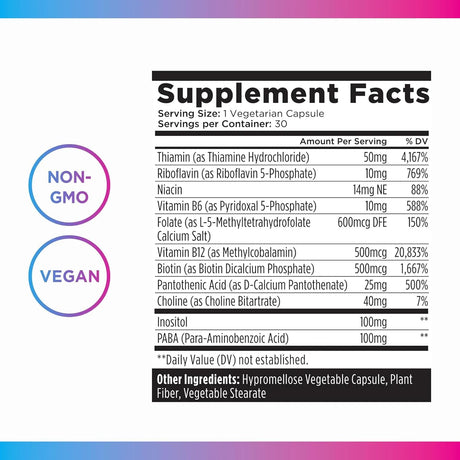 LIVINGOOD DAILY - Livingood Daily Vitamin B Complex 30 Capsulas - The Red Vitamin MX - Suplementos Alimenticios - {{ shop.shopifyCountryName }}