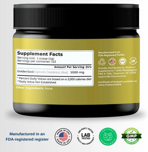 VINATURA - Vinatura Goldenseal Root Powder 113 Servicios 113.4Gr. - The Red Vitamin MX - Suplementos Alimenticios - {{ shop.shopifyCountryName }}