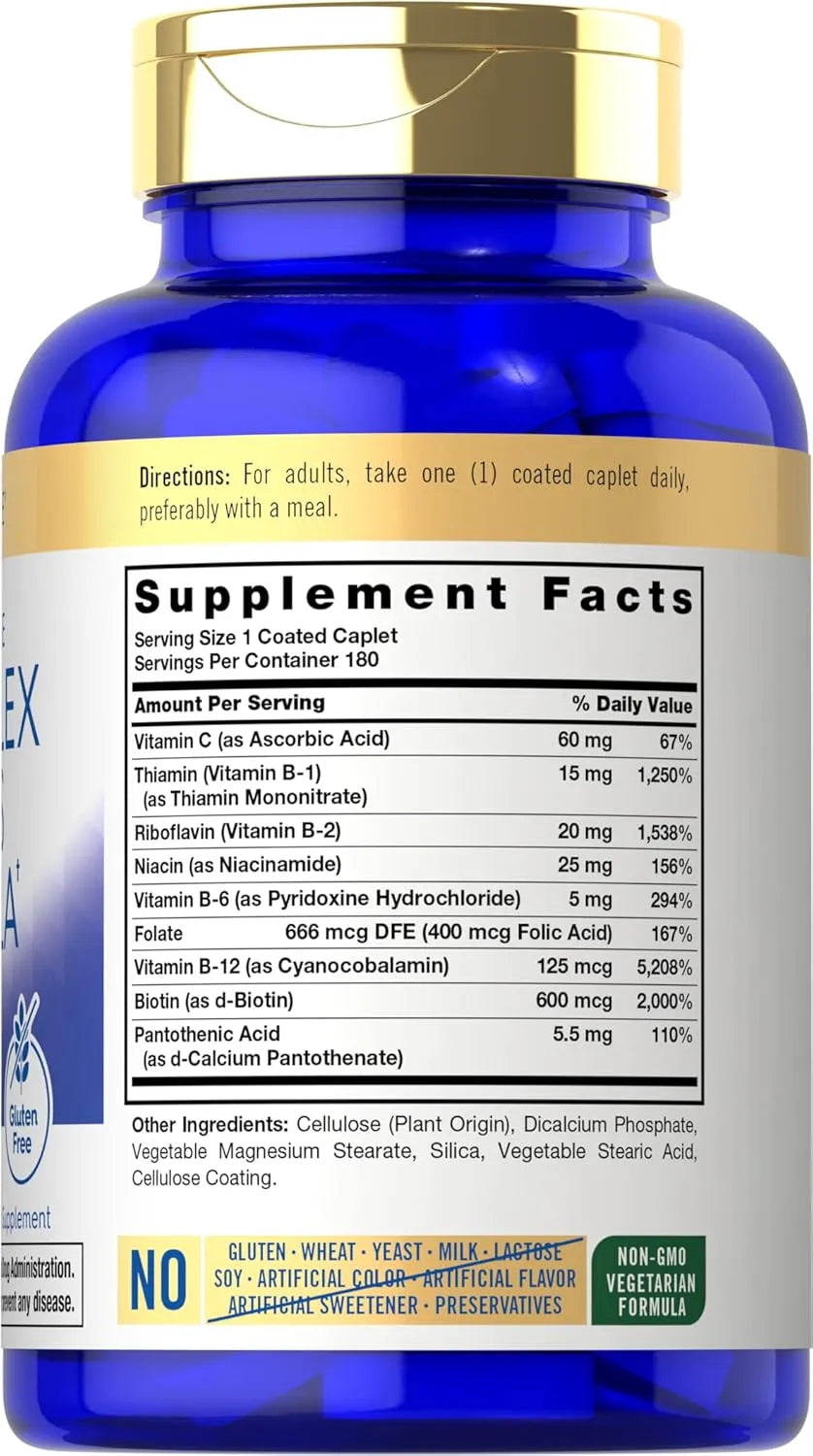 CARLYLE - Carlyle Stress B-Complex 180 Capsulas - The Red Vitamin MX - Suplementos Alimenticios - {{ shop.shopifyCountryName }}
