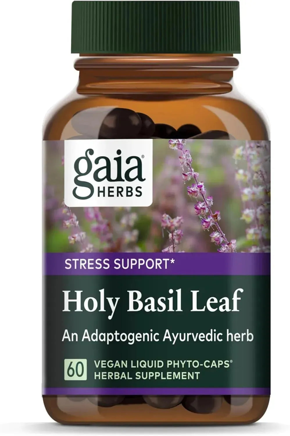 GAIA HERBS - Gaia Herbs Pro Holy Basil Leaf 60 Capsulas - The Red Vitamin MX - Suplementos Alimenticios - {{ shop.shopifyCountryName }}