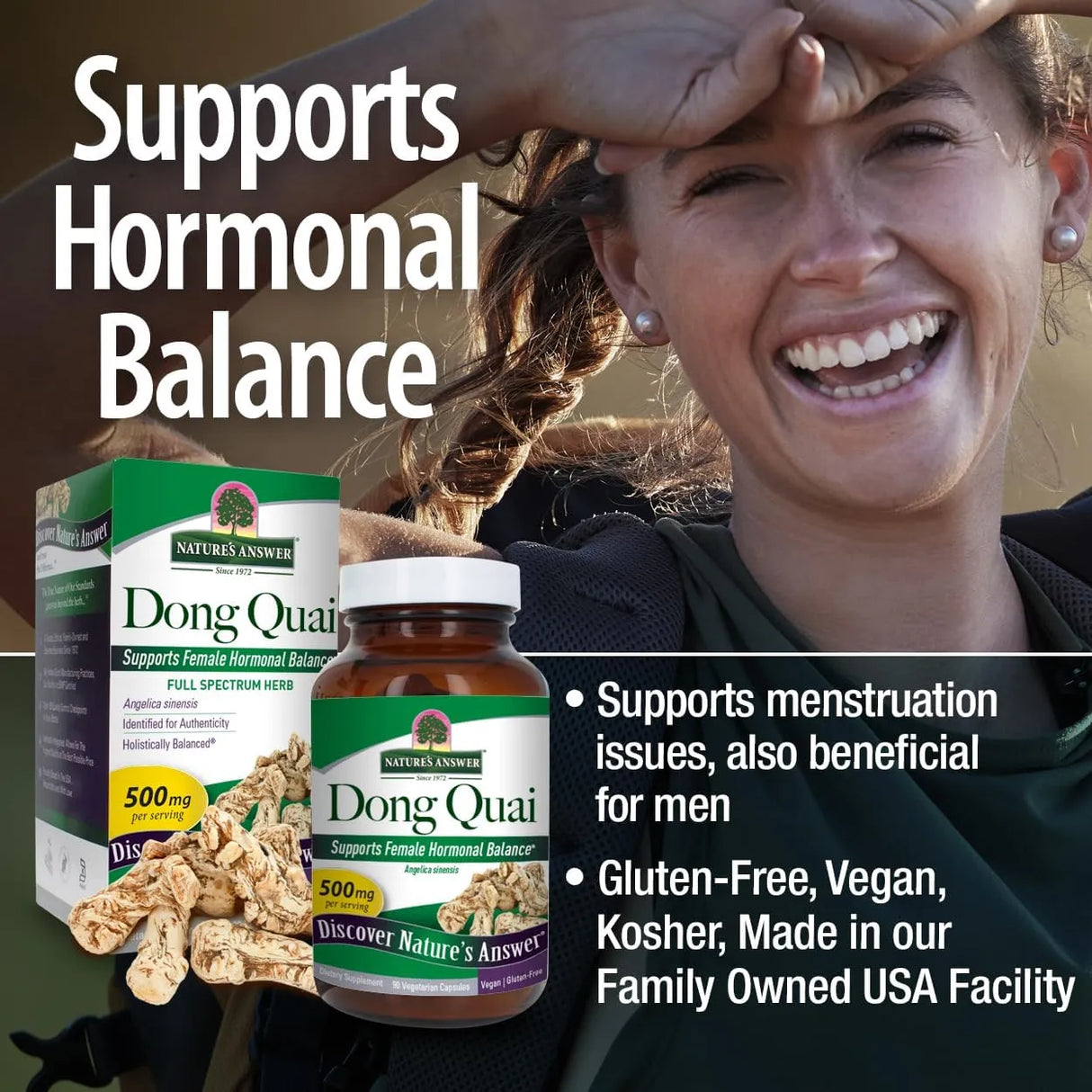 NATURE´S ANSWER - Nature's Answer Dong Quai Root 1000Mg. 90 Capsulas - The Red Vitamin MX - Suplementos Alimenticios - {{ shop.shopifyCountryName }}