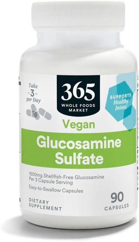 365 - 365 by Whole Foods Market Glucosamine Sulfate 90 Capsulas - The Red Vitamin MX - Suplementos Alimenticios - {{ shop.shopifyCountryName }}