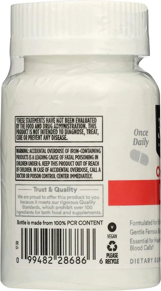 365 - 365 by Whole Foods Market, Iron Chelated 18Mg. 100 Capsulas - The Red Vitamin MX - Suplementos Alimenticios - {{ shop.shopifyCountryName }}