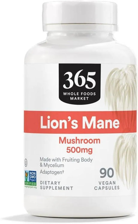 365 - 365 by Whole Foods Market Lion's Mane 500Mg 90 Capsulas - The Red Vitamin MX - Suplementos Alimenticios - {{ shop.shopifyCountryName }}