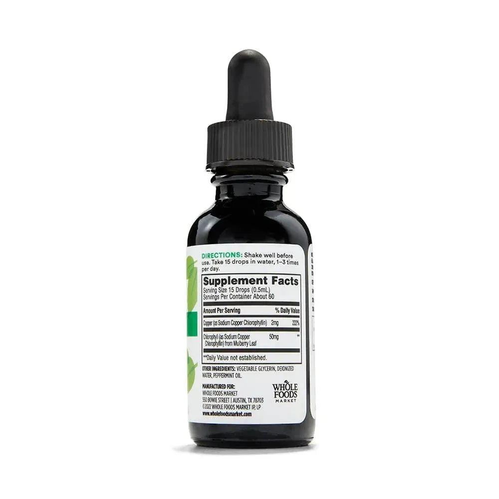 365 - 365 by Whole Foods Market Liquid Chlorophyll 30Ml. - The Red Vitamin MX - Suplementos Alimenticios - {{ shop.shopifyCountryName }}