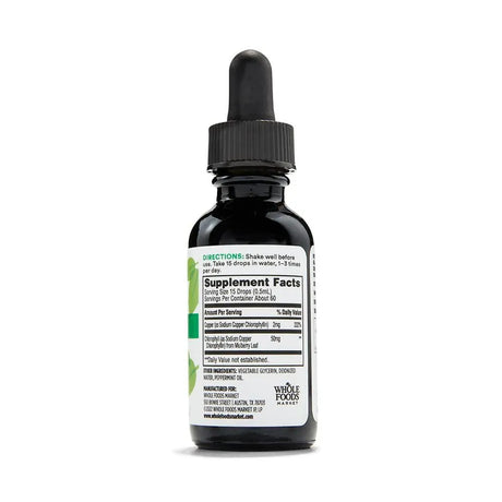 365 - 365 by Whole Foods Market Liquid Chlorophyll 30Ml. - The Red Vitamin MX - Suplementos Alimenticios - {{ shop.shopifyCountryName }}