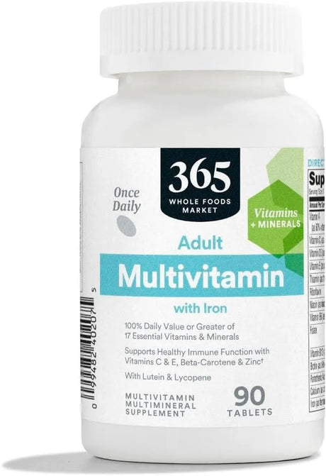 365 - 365 by Whole Foods Market Multi One Daily 90 Tabletas - The Red Vitamin MX - Suplementos Alimenticios - {{ shop.shopifyCountryName }}