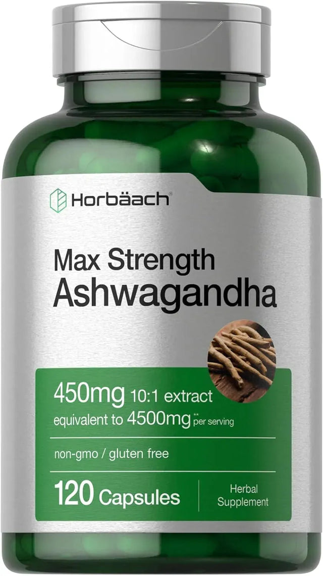 HORBAACH - Horbaach Ashwagandha Max Strenght 4500Mg. 120 Capsulas - The Red Vitamin MX - Suplementos Alimenticios - {{ shop.shopifyCountryName }}