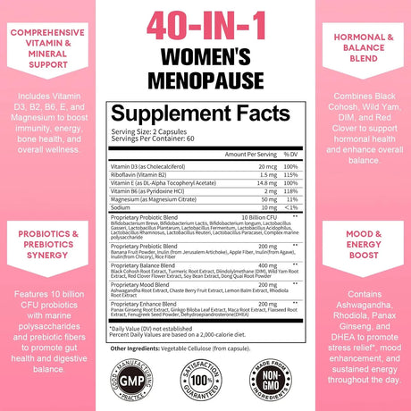 TOTARIA - Totaria 40-in-1 Menopause 120 Capsulas 2 Pack - The Red Vitamin MX - Suplementos Alimenticios - {{ shop.shopifyCountryName }}