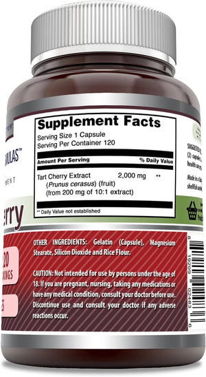 Amazing Formulas Tart Cherry 2000Mg. 120 Capsulas