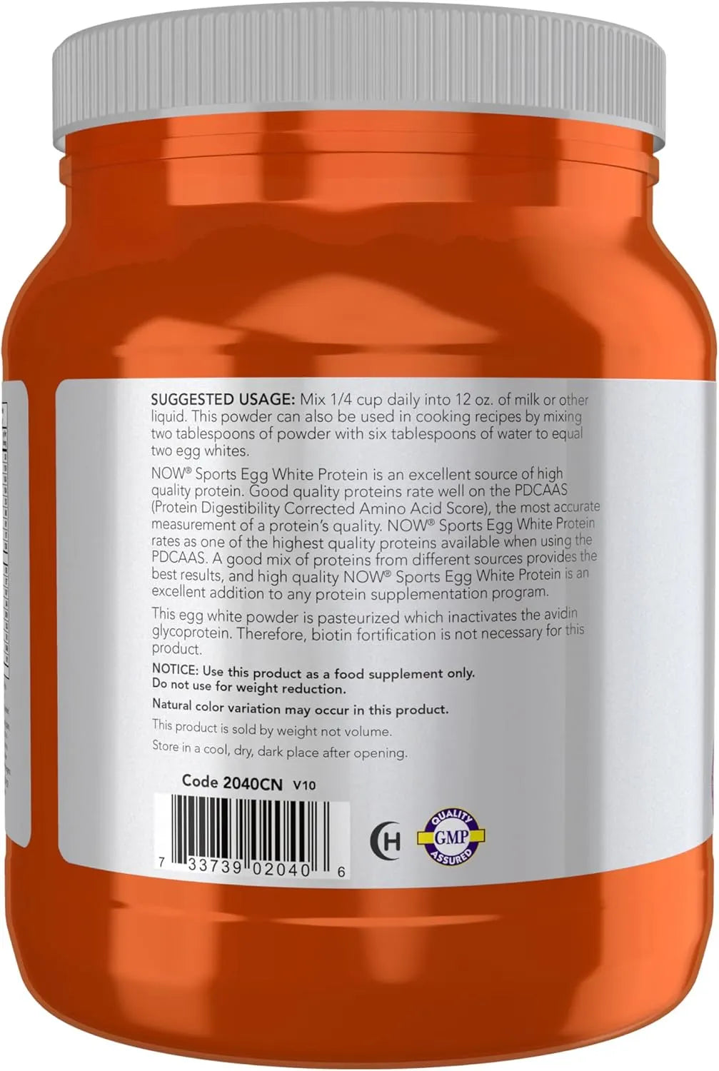 NOW SPORTS - NOW Foods Sports Nutrition Egg White Protein 544Gr. - The Red Vitamin MX - Suplementos Alimenticios - {{ shop.shopifyCountryName }}