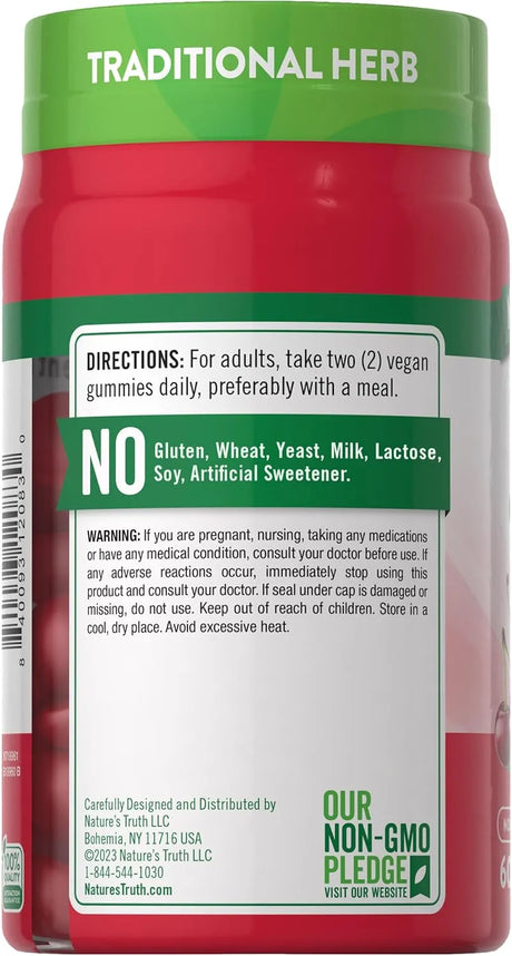 NATURE'S TRUTH - Nature's Truth Tart Cherry Gummies 2000Mg. 60 Gomitas - The Red Vitamin MX - Suplementos Alimenticios - {{ shop.shopifyCountryName }}