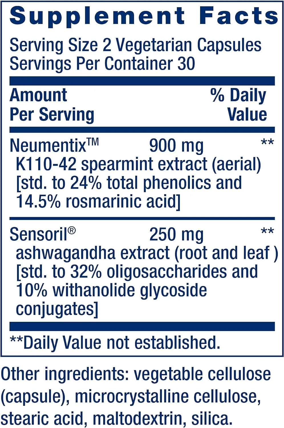 LIFE EXTENSION - Life Extension Ashwagandha Plus Calm & Focus 60 Capsulas - The Red Vitamin MX - Suplementos Alimenticios - {{ shop.shopifyCountryName }}